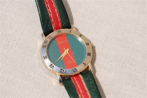 red and green gucci watch strap|Gucci watch straps for women.